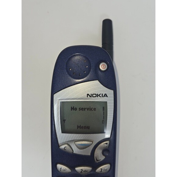 Nokia 6010 Cellphone Lot 2 Phones Cingular Wireless Navy Blue Bundle Sleeve - Picture 5 of 16